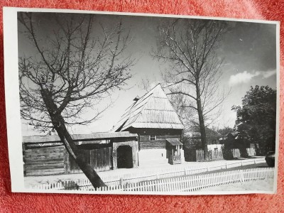 Fotografie, casa romaneasca traditionala, 1953 foto
