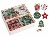 Cumpara ieftin Set 100 ornamente brad Craciun cm 3 x 4 H