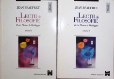 LECTII DE FILOSOFIE. DE LA PLATON LA HEIDEGGER VOL.1-2-JEAN BEAUFRET-277164