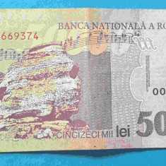 Bancnota veche - 50.000 Lei 1996 - 50000 Lei - CINCI ZECI MII Lei
