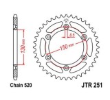 Pinion spate Yamaha YZF WRF YZ