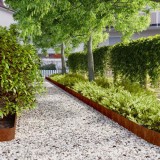 vidaXL Borduri de gazon 10 buc. 15x103 cm oțel Corten flexibil 821892