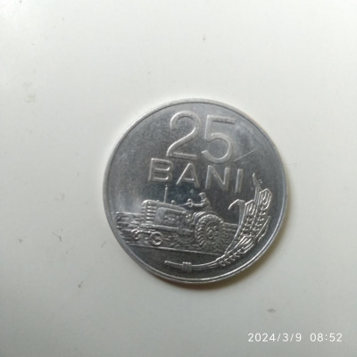 -Y- MONEDA ROMANIA 25 BANI 1982 AUNC foto