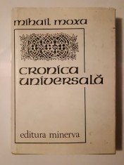 Mihail Moxa - Cronica universală (ediție critică de G. Mihăilă; 1989)