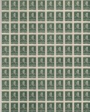 ROMANIA 1943/45 LP 154 REGELE MIHAI I UZUALE FILIGRAN MM VALOAREA 50 BANI VERDE COALA 100 TIMBRE STARE MNH