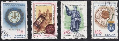 C375 - Romania 1993 - Aniversari 4v. stampilat,serie completa foto