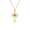 Set lantisor si cruce - argint 925 placat cu aur 24K