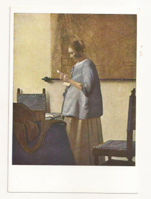 FA33-Carte Postala- BELGIA- Amsterdam, Rijksmuzeum - Jan Vermeer Van Delft foto