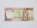 Malta 2 Lire/Liri 1967(1989),bancnota din imagini la cel mai mic pret