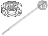 Cablu DONAU ELEKTRONIK LifY-Toy litat 0,04mm2 PVC alb 60V 10m Clasa 5