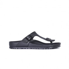 Slapi Femei Birkenstock Gizeh Eva Mettalic Anthracite 1001505 foto