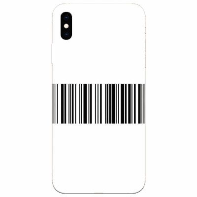 Husa silicon pentru Apple Iphone XS, Bar Code foto