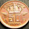 Moneda 50 CENTIMES - BELGIA, anul 1975 * cod 1443 A = A.UNC
