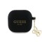 Husa Apple AirPods 4 Guess Silicone W4G Charm, negru, GUA4LECG4K