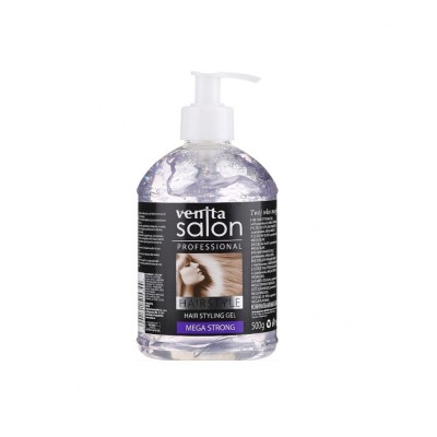 Gel de par Mega Strong, Salon Professional, Venita, cu Panthenol, 500gr foto