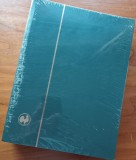 CLASOR -coperta verde-Format 24x30cm-30 foi negre subtiri(util 20X28,5) 60Pg./9benzi/pg.-Nou-sigilat -VEZI SCAN