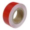 Banda reflectorizanta adeziva tip fagure - rosie (rola 5cm x 25m)