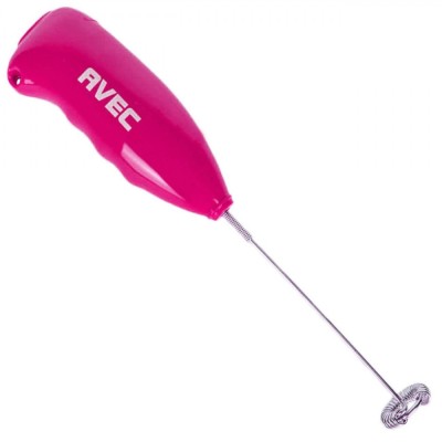 Mixer Cafea Frappe, Avec, Fucsia, Funcționare cu 2 Baterii AA, Lungime 23 cm foto