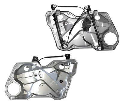 Macara geam Seat Leon 1M1 11.1999-05.2005, Seat Toledo 2 04.1999-09.2004, 5 usi Fata Dreapta cu panou, electrica fara motoras foto