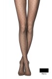 Ciorapi subțiri cu model, buline polka, Fantasy Dots - Nero, 3-M Standard, Conte Elegant