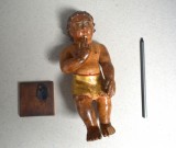 Sculptura lemn policromat secol 18- Iisus copil