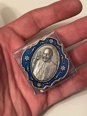 CUTIE PASTILE - Argintata + Email - Papa Franciscus - Italy - Vintage ! foto
