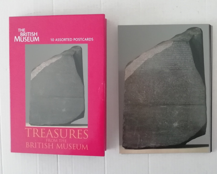 M3 - C17 - SET ILUSTRATE/CARTI POSTALE - TREASURES - THE BRITISH MUSEUM