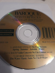 BAROQUE MASTERPIECES - VIVALDI - BACH - HENDEL - CD foto