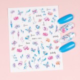 Cumpara ieftin Abtibilduri Unghii SensoPRO Milano Flower Trance, model HANYI-593