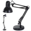 Lampa Birou LED, Brat Ajustabil, Negru, Soclu E27, 220V, Inaltime Reglabila, Protectie Ochi, Cablu 110cm, Veioza Birou