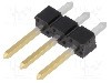 Conector 3 pini, seria BERGSTIK II, pas pini 2.54mm, Amphenol Communications Solutions - 68000-103HLF