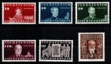Liechtenstein 1940, Mi #186-191**, Principele Johann II, 100 de ani de la nastere, MNH, cota 80,- &euro;!