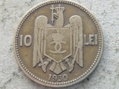 ROMANIA-10 LEI 1930 (Royal Mint) foto