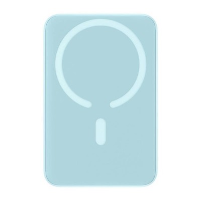 Baterie Externa USB-C, MagSafe, 10000mAh, 20W - Baseus Magnetic Mini (PPCX110103) - Bleu foto