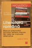 Literatura romana Manual preparator clasa VIII Ion si Marinela Popa Editura Niculescu 2010