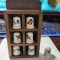 Mini dulapior vintage cu degetare de portelan
