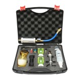 Trusa pentru verificarea instalatiei de aer conditionat auto cu solutie contrast si lampa UV