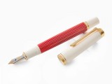 STILOU SOUVERAN M600 EDITIE SPECIALA RED-WHITE, PENITA M AUR 14K, ACCESORII, Pelikan