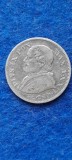 VATICAN 10 SOLDI 1867 R , argint PAPA PIUS IX, Europa