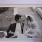 Fotografie dimensiune 6/9 cm cu cuplu și copil la masă