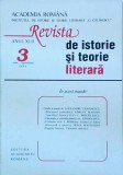 Revista de istorie si teorie literara. Iulie - Septembrie 1994