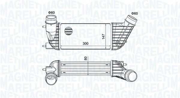 MAGNETI MARELLI 351319204260 Intercooler, compresor