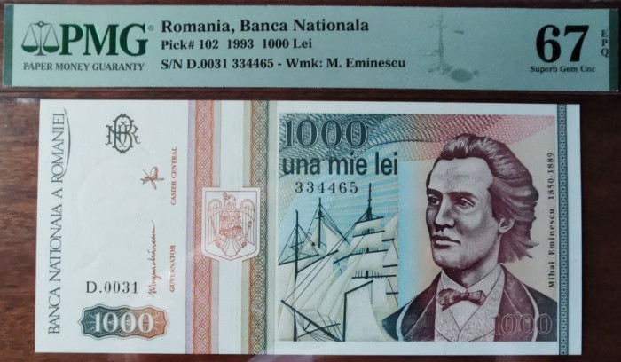 Bancnota 1000 lei 1993