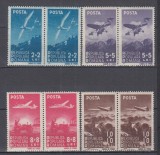 ROMANIA 1948 LP 238 AVIATIA PERECHE SERII MNH, Nestampilat