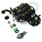 Motor complet Atv 125cc transmisie lant( include carburator, galerie admisie, bobina inductie, cdi)