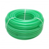 Furtun gradina transparent PVC 19mm (3/4 inch) cu insertie textila impletita 50m/rola Breckner Germany