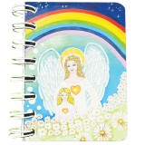 Cumpara ieftin Carnet cu Spira Ingerul Pazitor 7 x 10 cm, 75 File Velina, Hartie 90 g/mp, Editura Soapta Stelelor