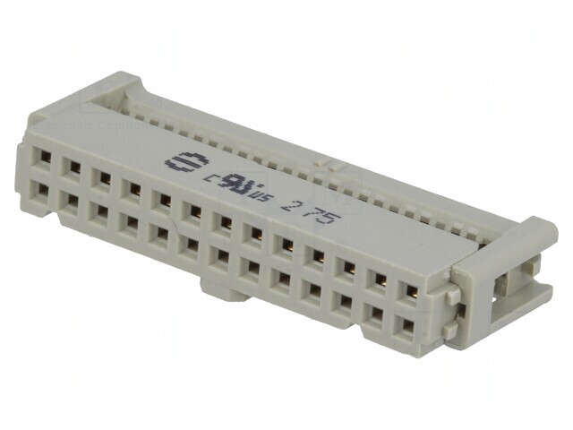 Mufă IDC Mamă 26 Pini pentru Cablu-Bandă 1.27mm 2.54mm