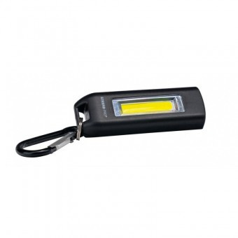 Lanterna breloc cu carabina Strend Pro, 3 moduri de iluminat, Led, incarcare USB foto