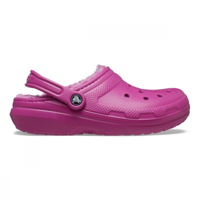 Saboti Crocs Classic Lined Clog Roz - Fuchsia Fun foto